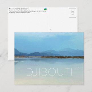 Lake Assal, Djibouti Travel Postcard