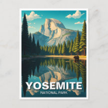 Lake at Yosemite National Park Half Dome