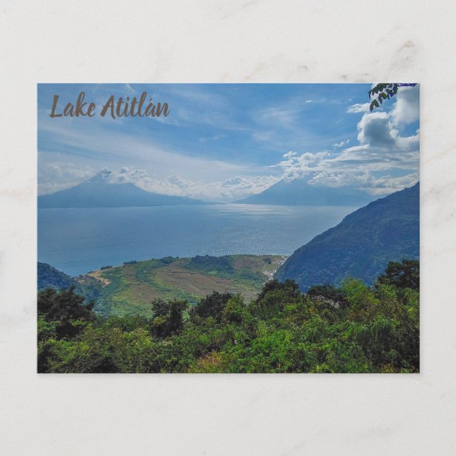 Lake Atitlán, Guatemala Postcard (Front)