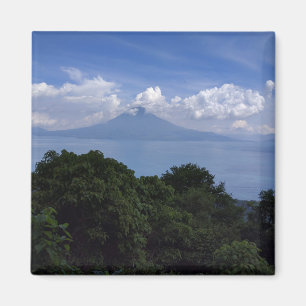 Lake Atitlan Volcanoes Photo Magnet