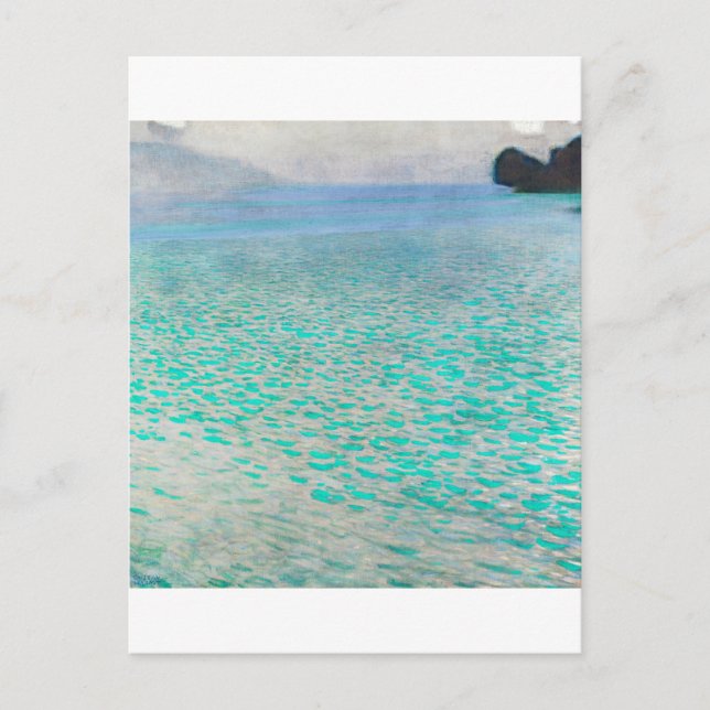Lake Atter, Gustav Klimt Postcard (Front)