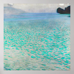 Lake Atter, Gustav Klimt Poster