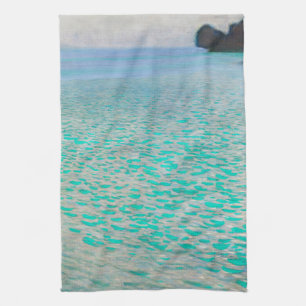 Lake Atter, Gustav Klimt Tea Towel