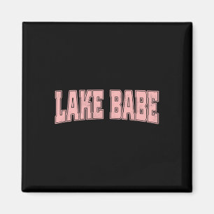 Lake Babe Life Summer Vacation Beach Magnet