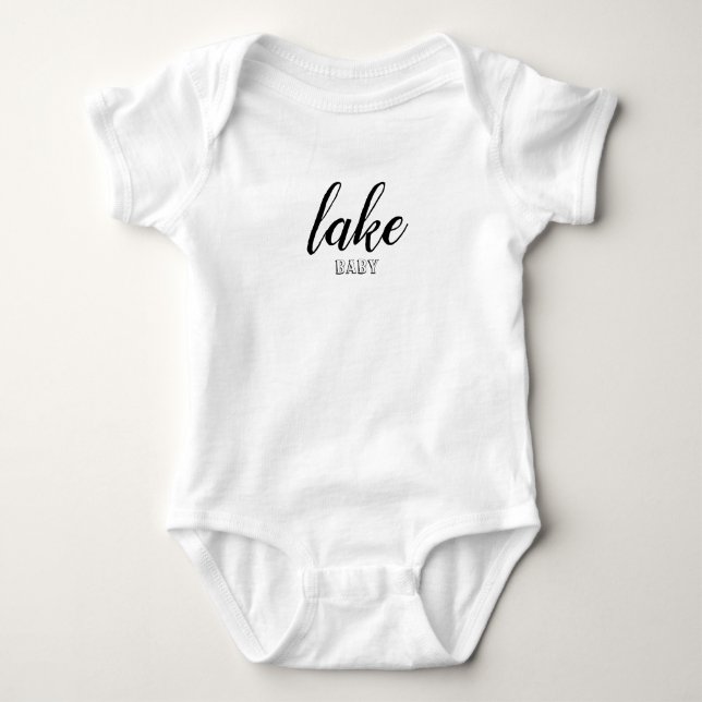 lake baby onsie bodysuit (Front)