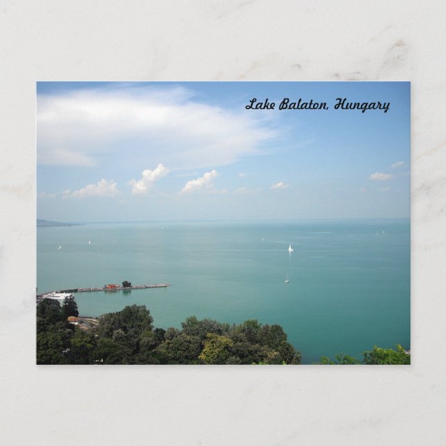 Lake Balaton, Hungary Postcard (Front)