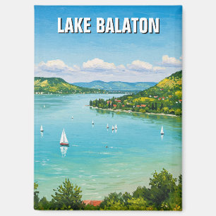 Lake Balaton Hungary Travel Magnet