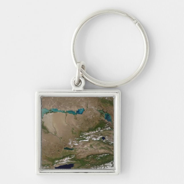 Lake Balkhash in eastern Kazakhstan Key Ring (Front)