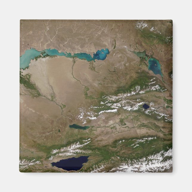 Lake Balkhash in eastern Kazakhstan Magnet (Front)