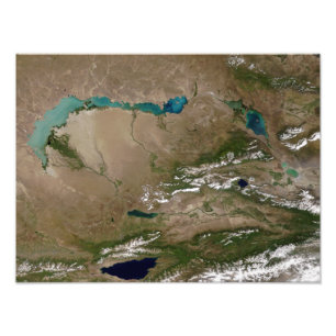 Lake Balkhash in eastern Kazakhstan Photo Print