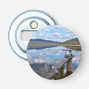 Lake Bellfield Clouds on Still Water Bottle Opener