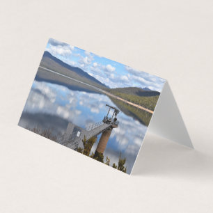 Lake Bellfield Clouds on Still Water Greeting Card