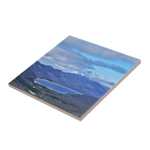 Lake Bellfield from Boroka Lookout Ceramic Tile