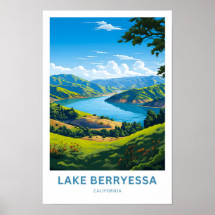 Lake Berryessa California Travel Print