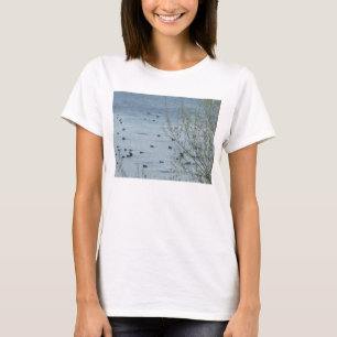 Lake Birds Womens Baby Doll T-Shirt