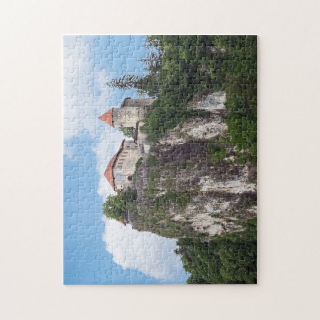 Lake Bled Castle, Bled, Slovenia Jigsaw Puzzle (Vertical)
