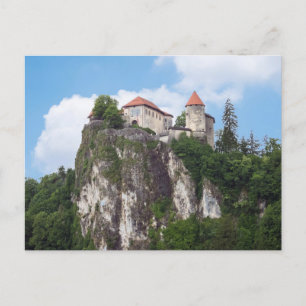 Lake Bled Castle, Bled, Slovenia Postcard