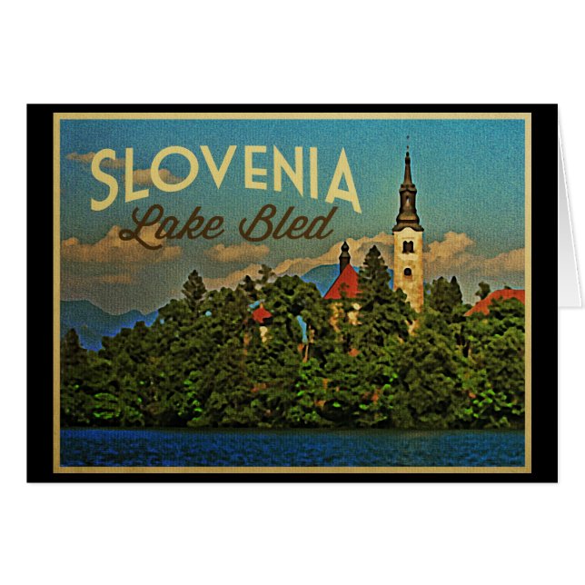 Lake Bled Slovenia (Front Horizontal)