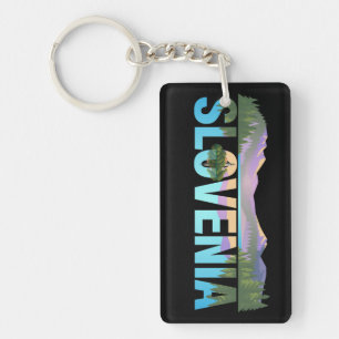 Lake Bled Slovenia Europe Key Ring