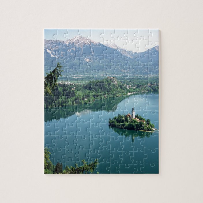 Lake Bled Slovenia Jigsaw Puzzle | Zazzle.com.au