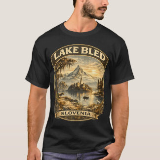 Lake Bled Slovenia Lake Bled Hiking T-Shirt