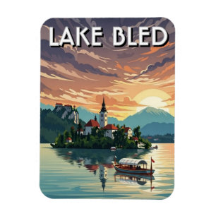 Lake Bled Slovenia Magnet
