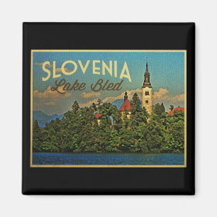 Lake Bled Slovenia Magnet