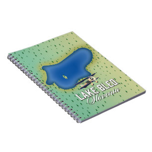 Lake Bled Slovenia Notebook