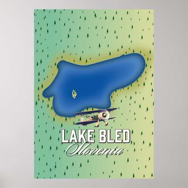 Lake Bled Slovenia Poster (Front)