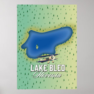 Lake Bled Slovenia Poster