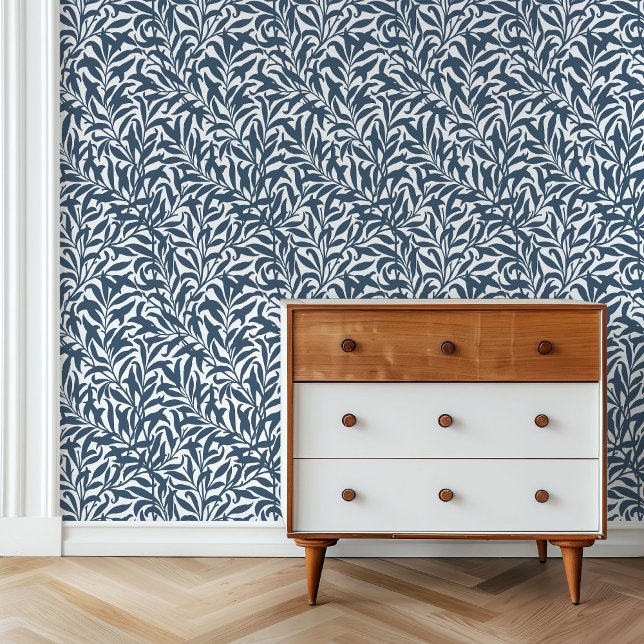 Lake Blue and White Willow Bough Wallpaper (Creator Uploaded)