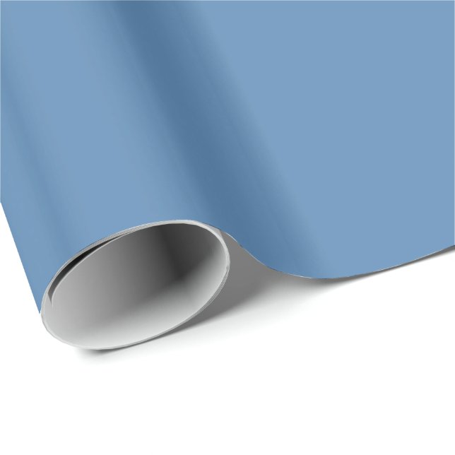 LAKE BLUE (solid colour) ~ Wrapping Paper (Roll Corner)