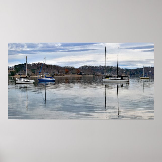 Lake Boats Poster (Front)