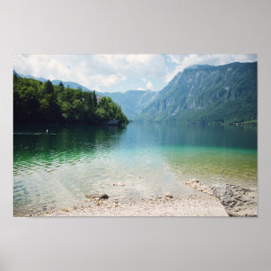 Lake Bohinj, Slovenia Photo Poster