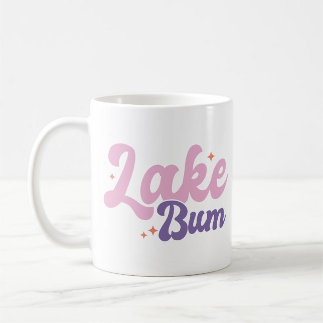 Lake Bum Coffee Mug (Left)