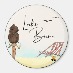 Lake Bum Magnet