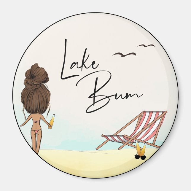 Lake Bum Magnet (Front)