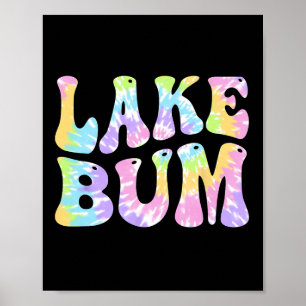 Lake Bum Summer Fishing Boating Sailing Boat Women Poster