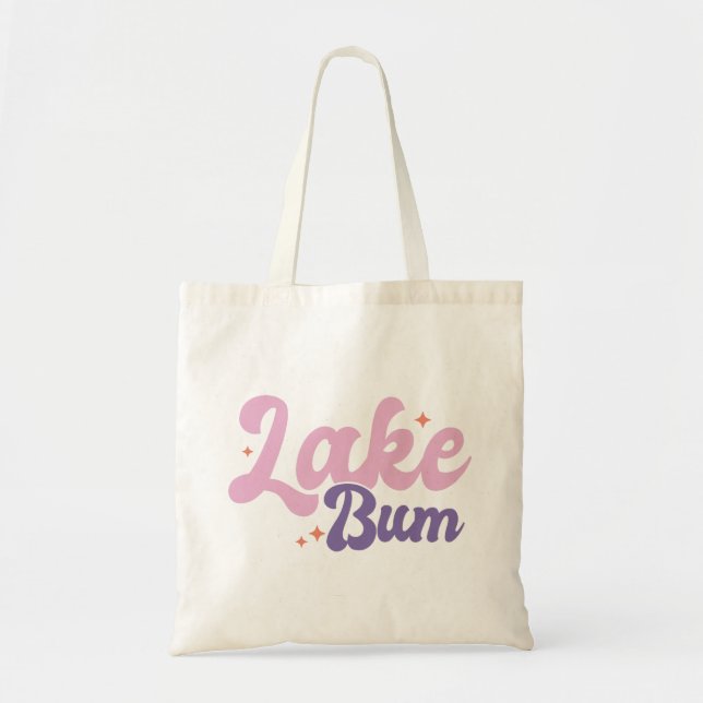 Lake Bum Tote Bag (Front)
