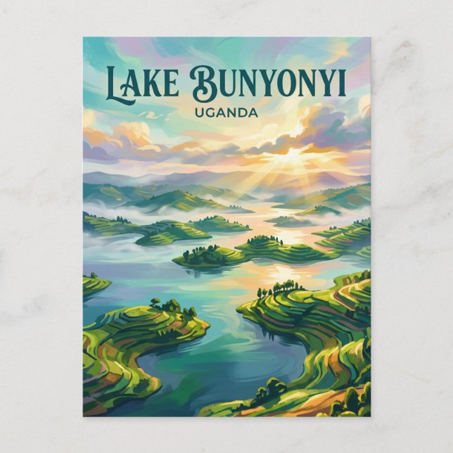 Lake Bunyonyi Uganda Postcard (Front)