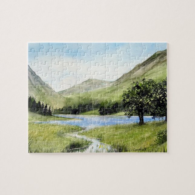 Lake Buttermere, Lake District, Cumbria England Jigsaw Puzzle (Horizontal)
