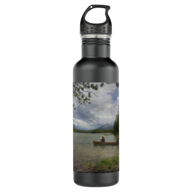 Lake Canoeing 710 Ml Water Bottle (Front)
