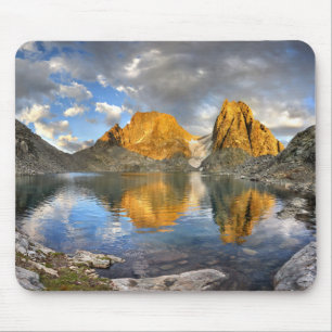 Lake Catherine Banner Ritter Sunset - Sierra Mouse Pad