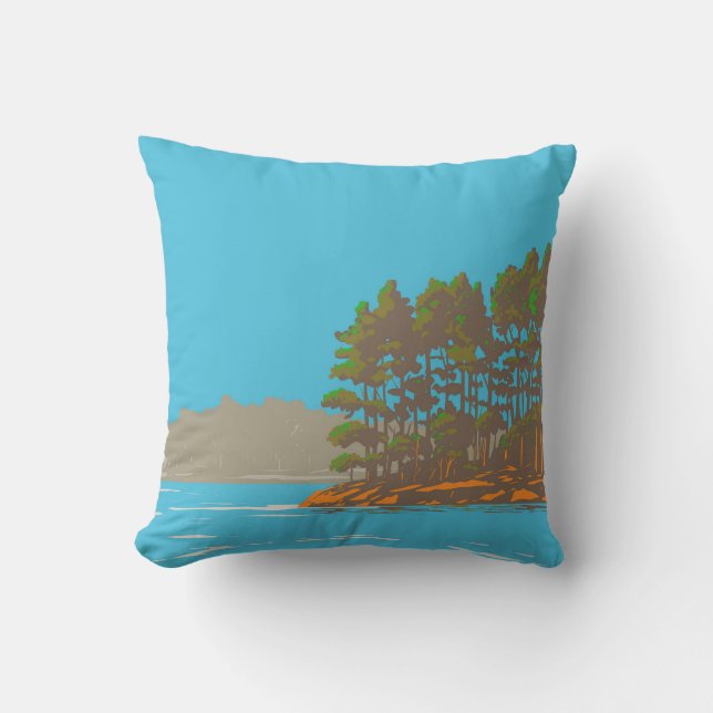 Lake Catherine State Park Cushion (Front)