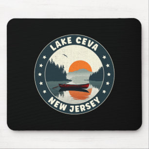 Lake Ceva New Jersey Sunset T Shirt Mouse Pad