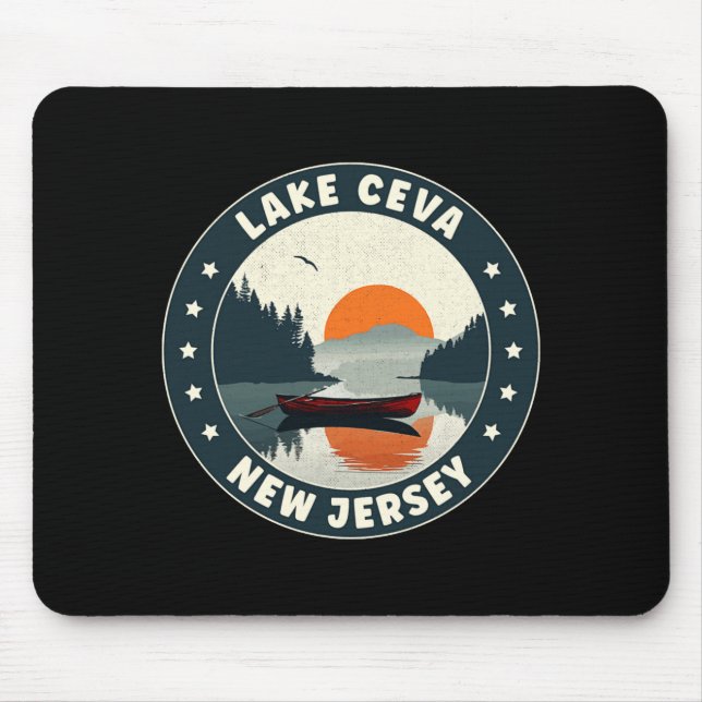 Lake Ceva New Jersey Sunset T Shirt  Mouse Pad (Front)