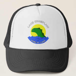 Lake Champlain Friendly Lake Monster Trucker Hat