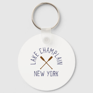 Lake Champlain New York Outdoors Vintage Key Ring
