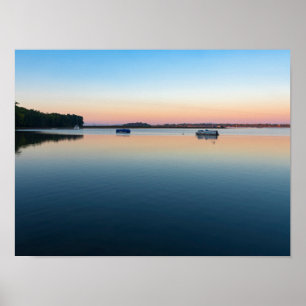 lake champlain sunrise in saint albans bay poster