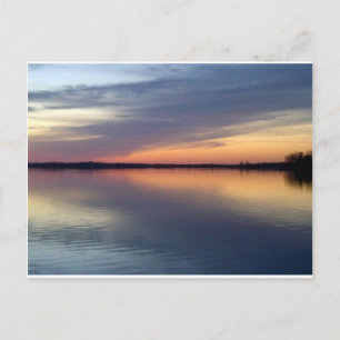 Lake Champlain sunset from Alburgh, VT Postcard